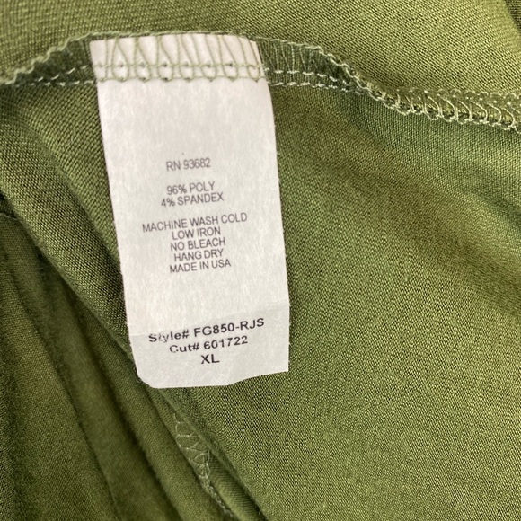 5 for $25 Forgotten Grace Olive Lace Up Mini Dress - Picture 4 of 4